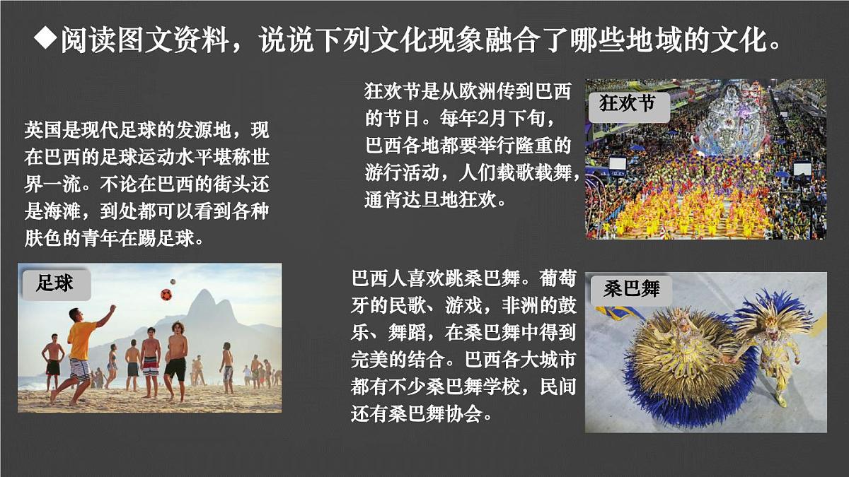 人教版(2024) 七年级地理下册(2024) 第十章 西半球的国家第二节 巴西 课件第6页
