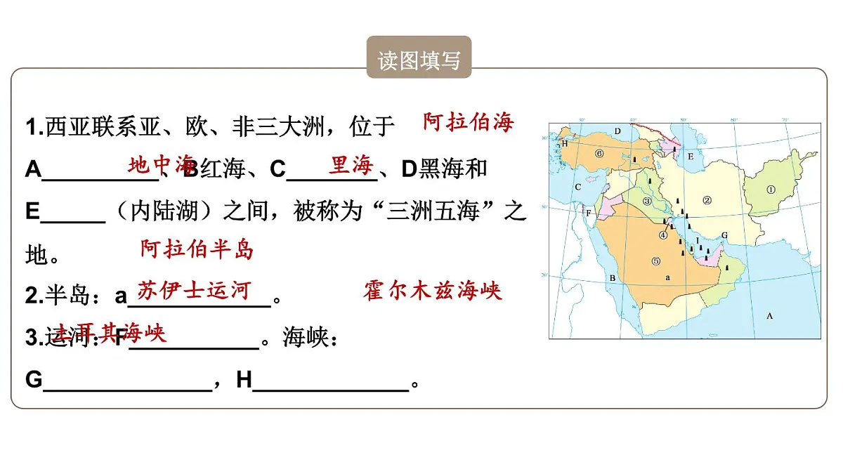 初中地理新人教版七年级下册第九章综合复习教学课件2025春第5页
