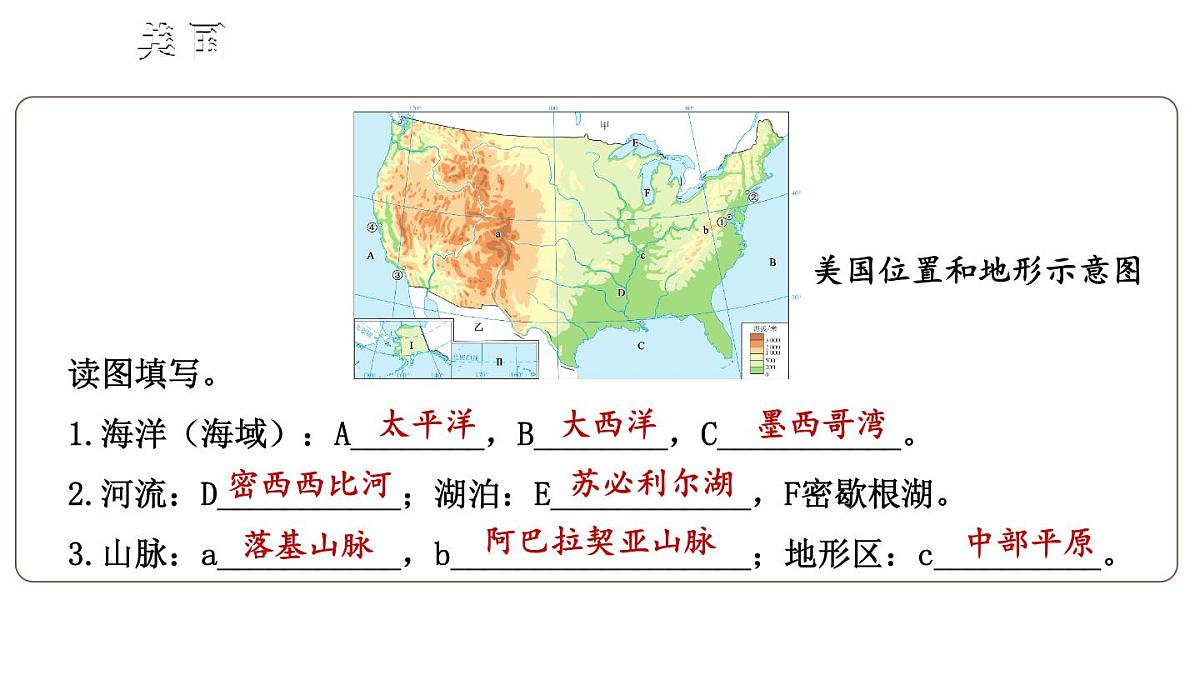 初中地理新人教版七年级下册第十章综合复习教学课件2025春第4页