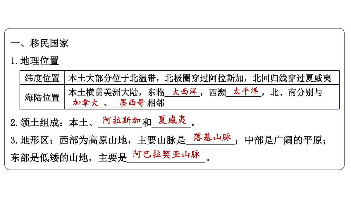 初中地理新人教版七年级下册第十章综合复习教学课件2025春第7页
