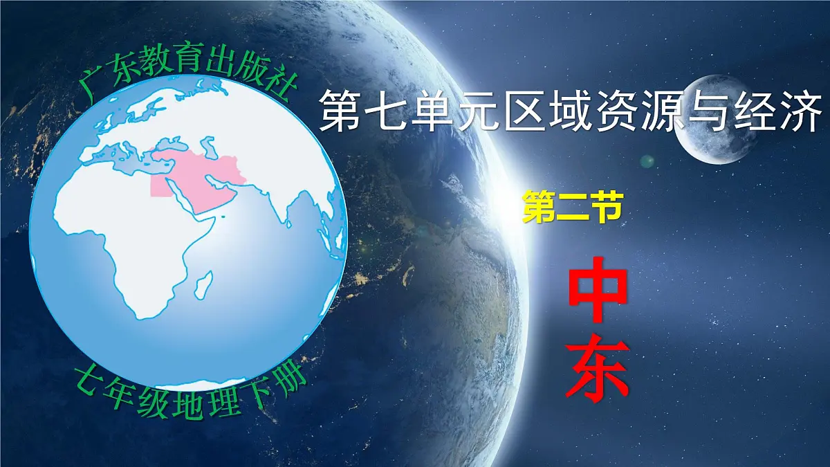 7.2.1 中东(第一课时)-2024-2025学年七年级地理下册同步课件(粤教粤人版2024)第1页