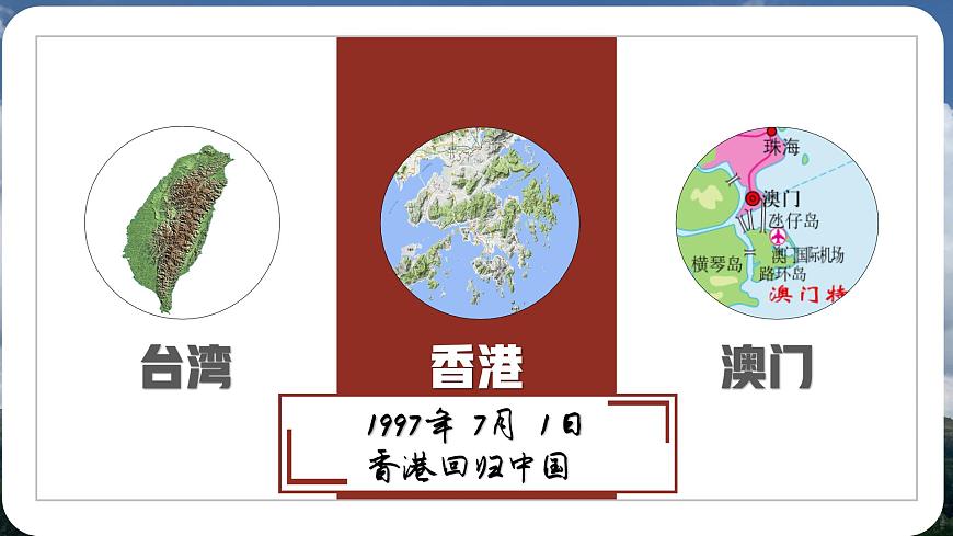 3.3 香港、澳門和臺灣（課件）2025學(xué)年七年級地理下冊（中華中圖版(五四學(xué)制)）第3頁