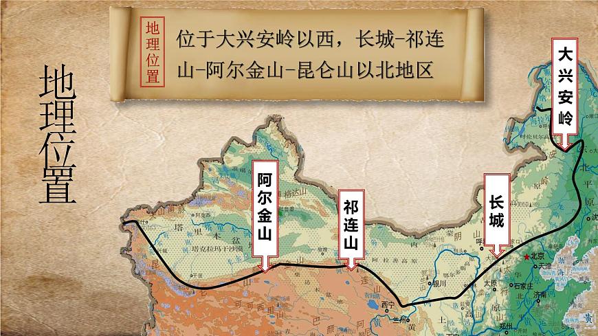 4.1 深居內(nèi)陸的西北（課件）2025學(xué)年七年級(jí)地理下冊(cè)（中華中圖版(五四學(xué)制)）第4頁(yè)