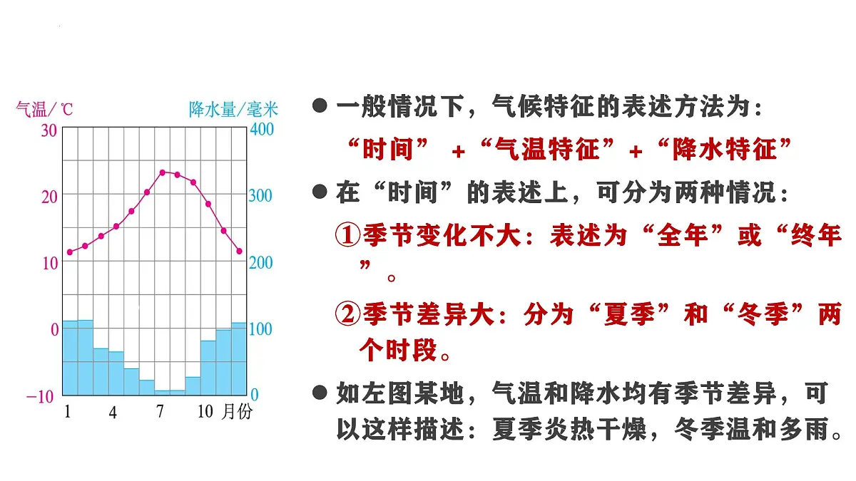 2024-2025学年人教版地理七年级上册4.4.1世界的气候 课件第8页
