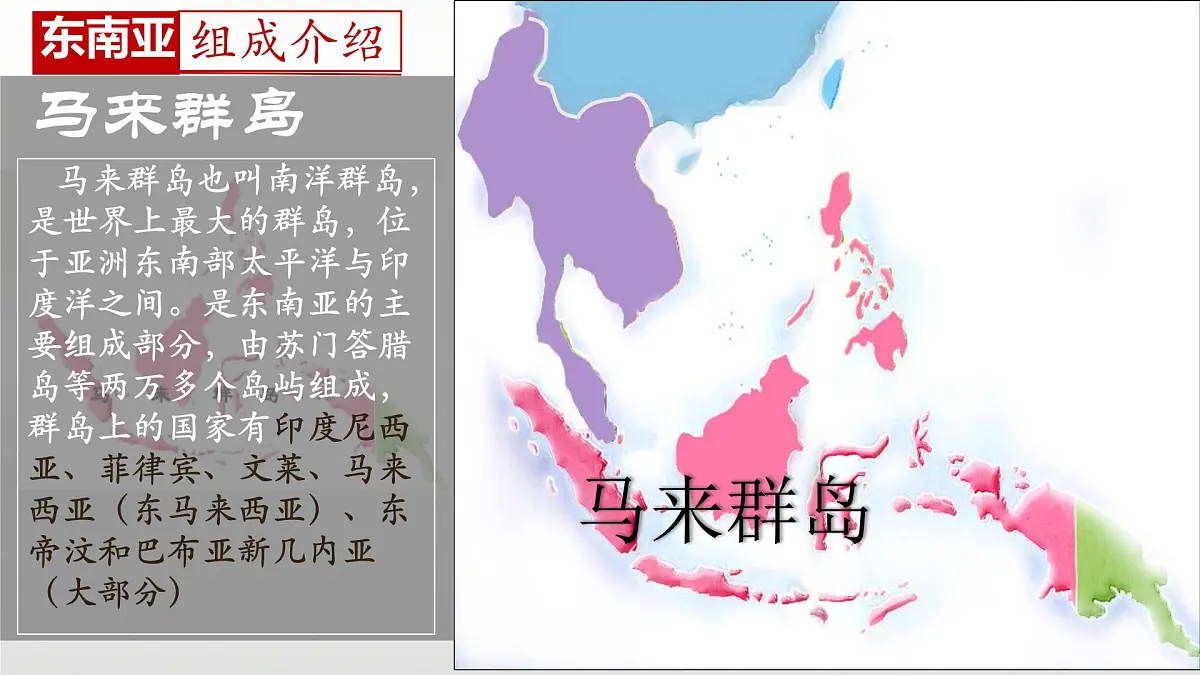 初中 地理 人教版(2024) 七年级下册第二节 东南亚第一课时 课件第6页