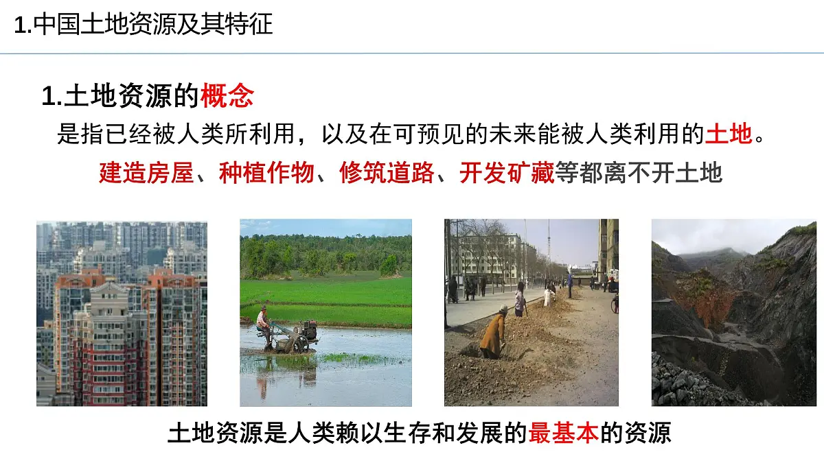 初中 地理 中图版(2024)七年级下册5.2 土地资源与农业 课件第3页