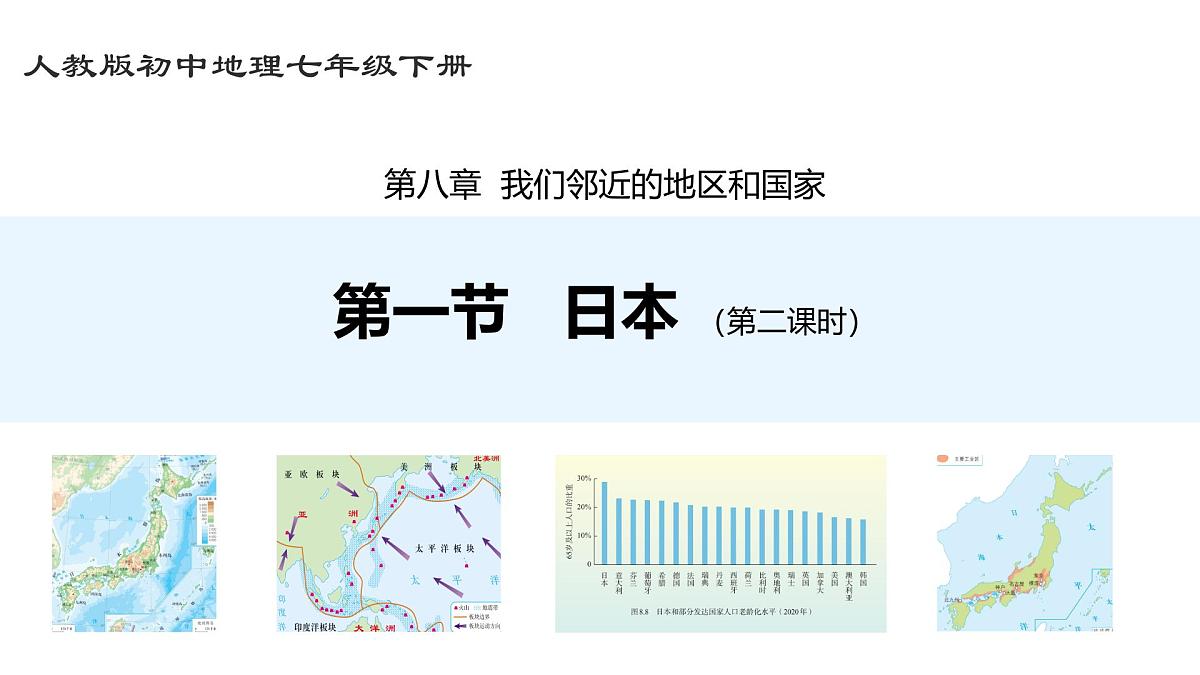 初中 地理 人教版(2024) 七年级下册(2024)第一节 日本 课件第1页