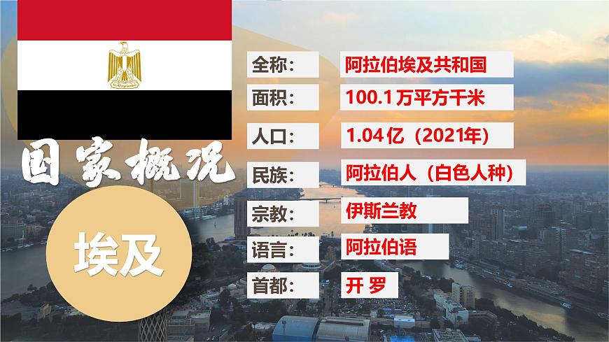 9.2 埃及（課件）-2024-2025學(xué)年七年級(jí)地理下冊(cè)（湘教版2024）第8頁(yè)