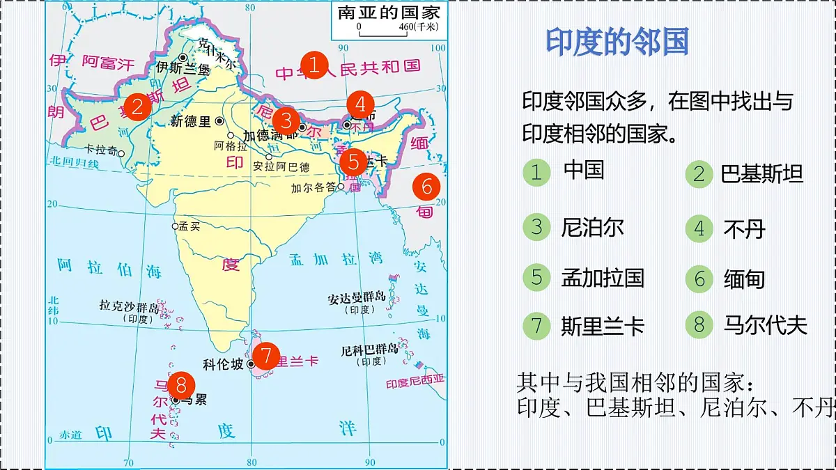 8.3 印度(第1课时) - 初中七年级地理下册 同步教学课件+教学设计(粤教粤人版2024)第7页