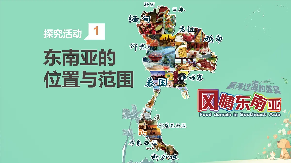 初中 地理 人教版(2024) 七年级下册(2024) 第八章第二节 东南亚 课件第2页