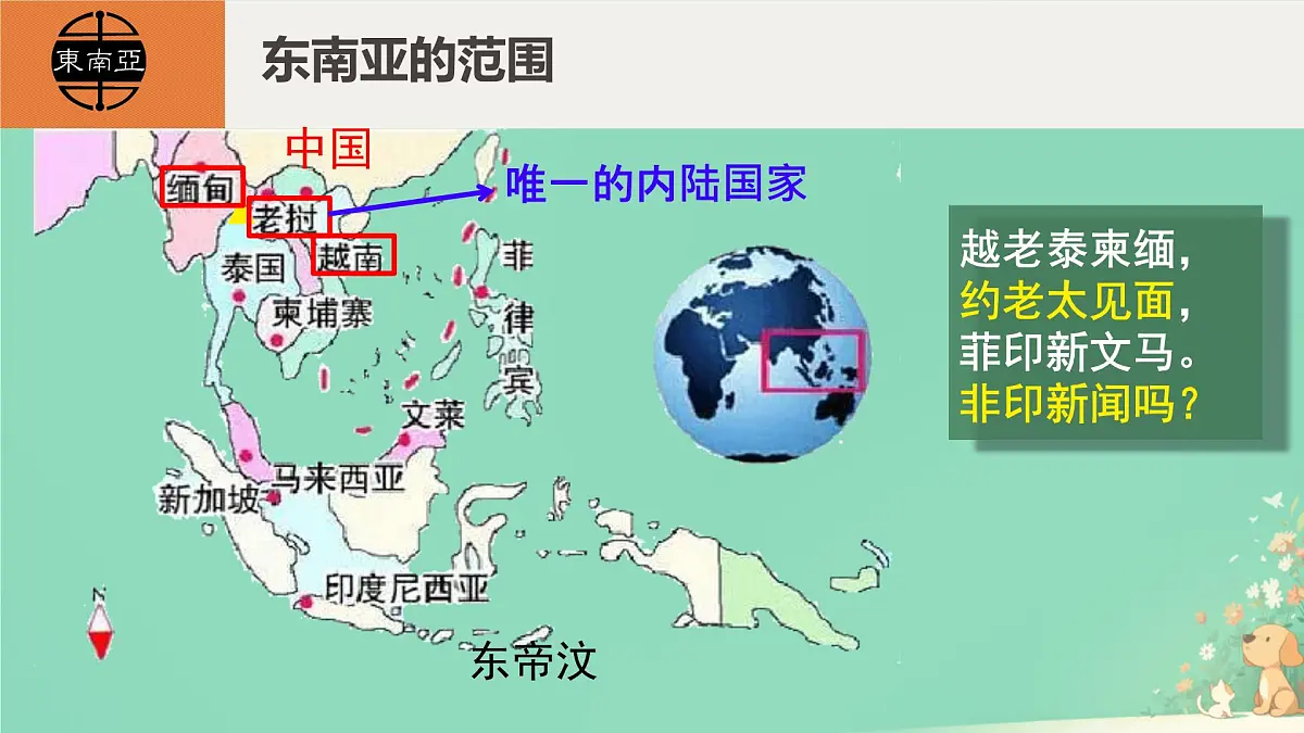 初中 地理 人教版(2024) 七年级下册(2024) 第八章第二节 东南亚 课件第7页