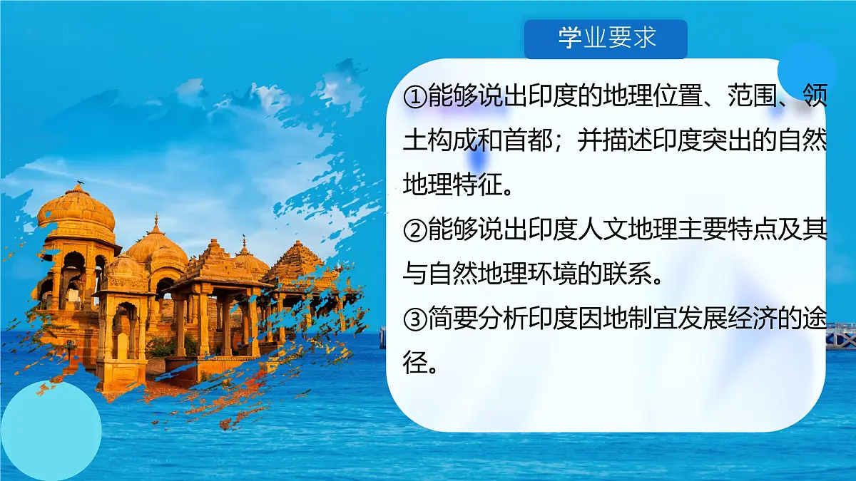 初中 地理 人教版(2024) 七年级下册(2024) 第八章 第三节 印度 课件第4页