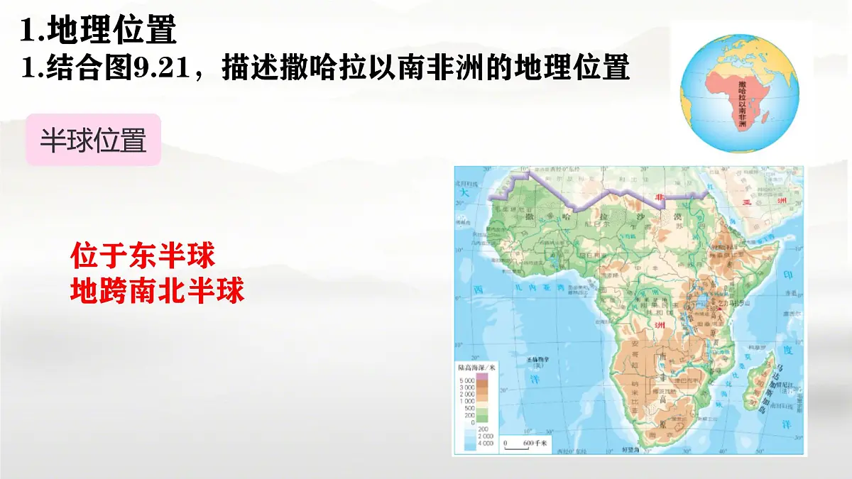 初中 地理 人教版(2024) 七年级下册(2024) 第九章第三节 撒哈拉以南非洲 课件第4页