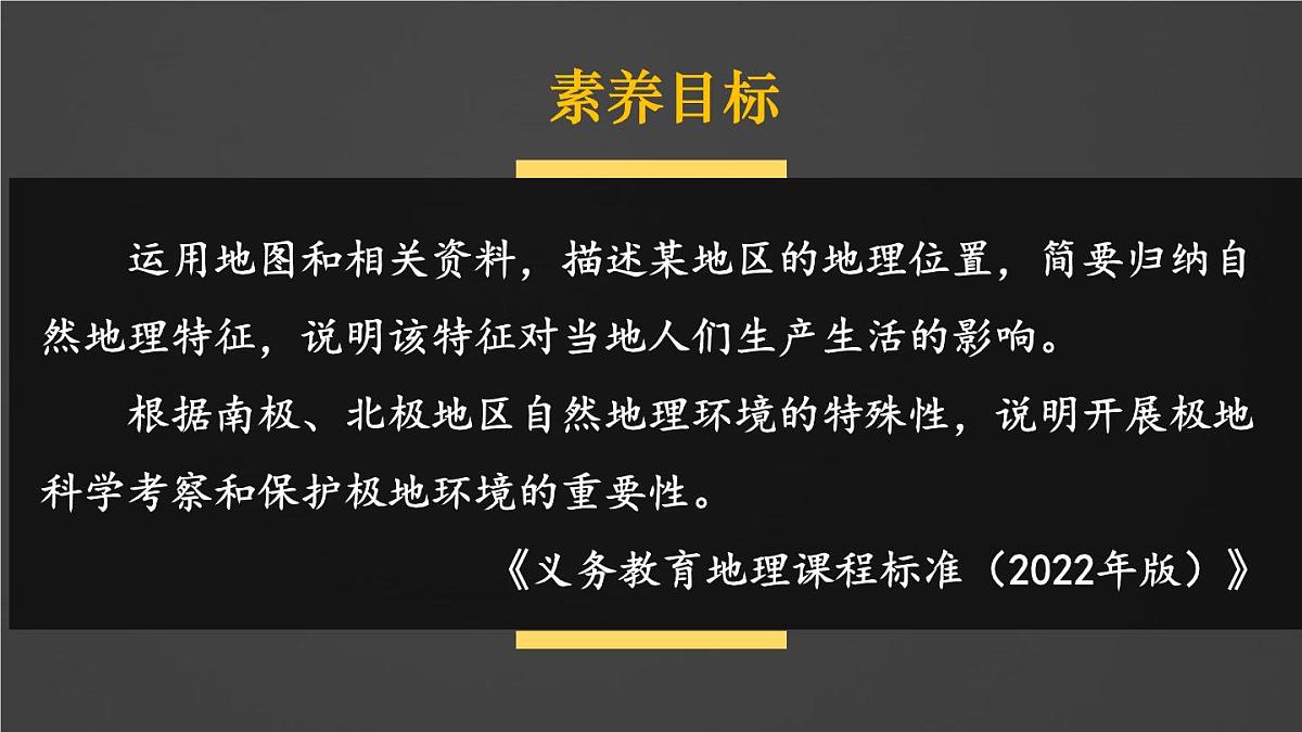 初中 地理 人教版(2024) 七年级下册(2024) 第十一章 极地地区 课件第1页