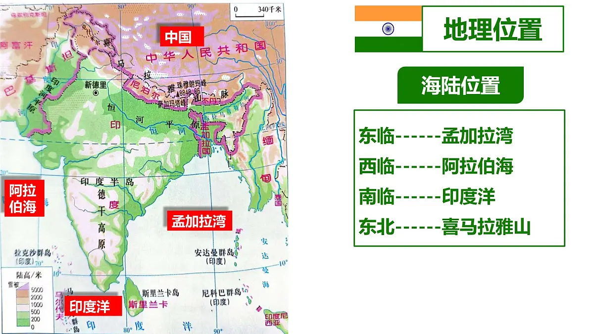 8.2 印度(第1课时)课件-2024--2025学年商务星球版地理七年级下册第8页