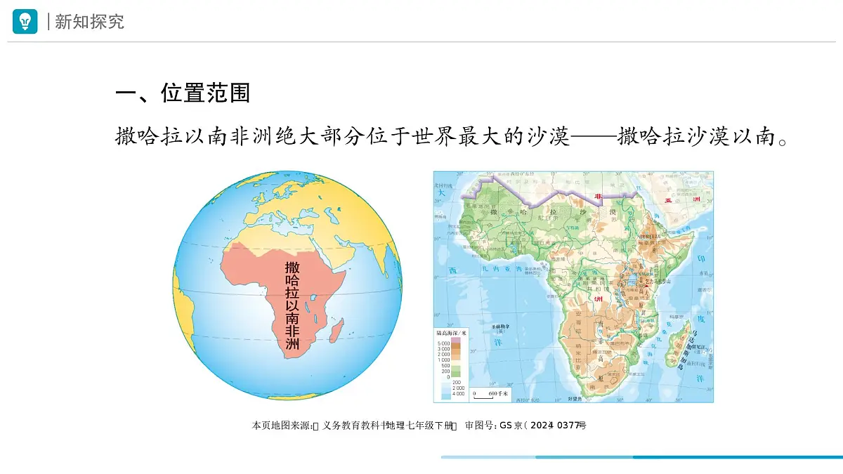 新人教版地理七下 9-3《撒哈拉以南非洲》教学课件(第1课时)第3页