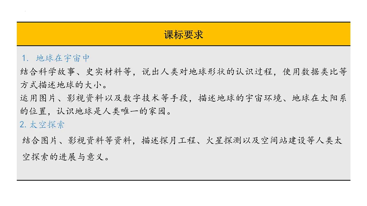 新人教版地理七上 1-1《地球的宇宙环境》大单元教学课件第2页