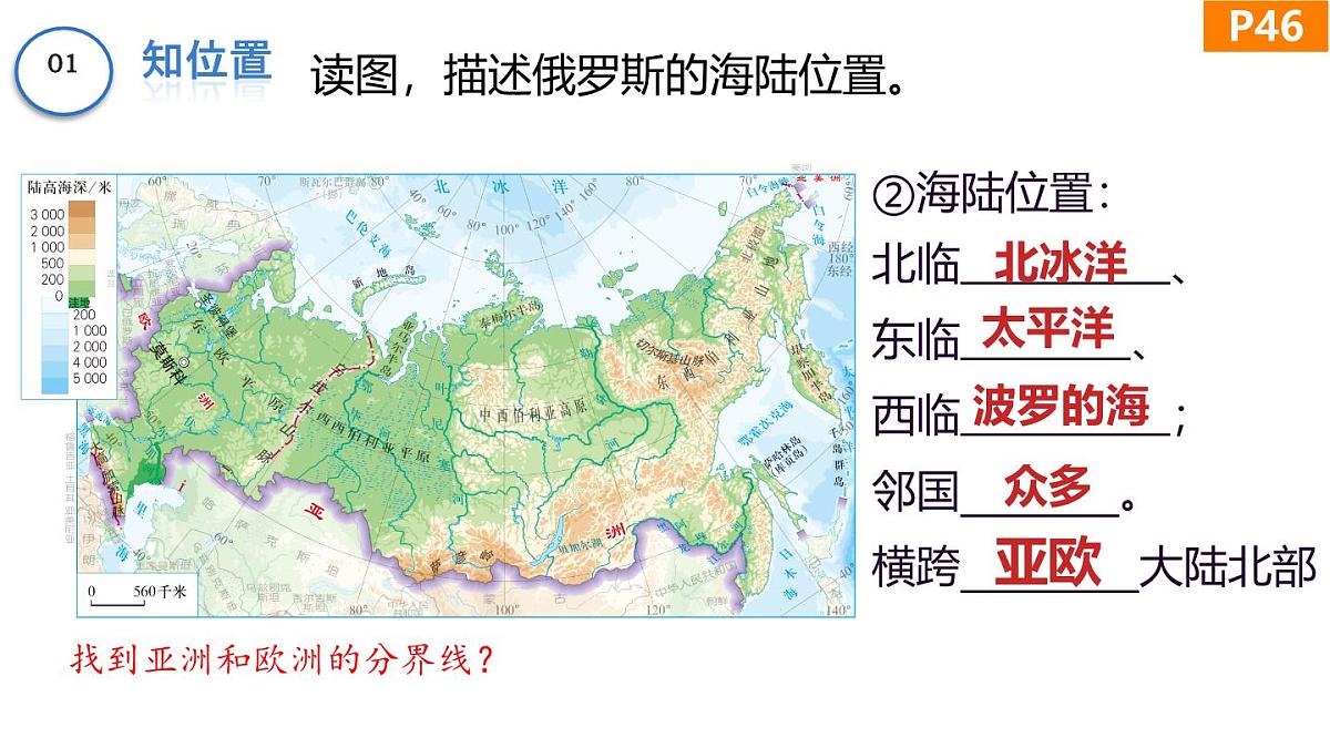 初中地理人教版(2024)七年级下册8.4 俄罗斯(第 1 课时) 课件第4页