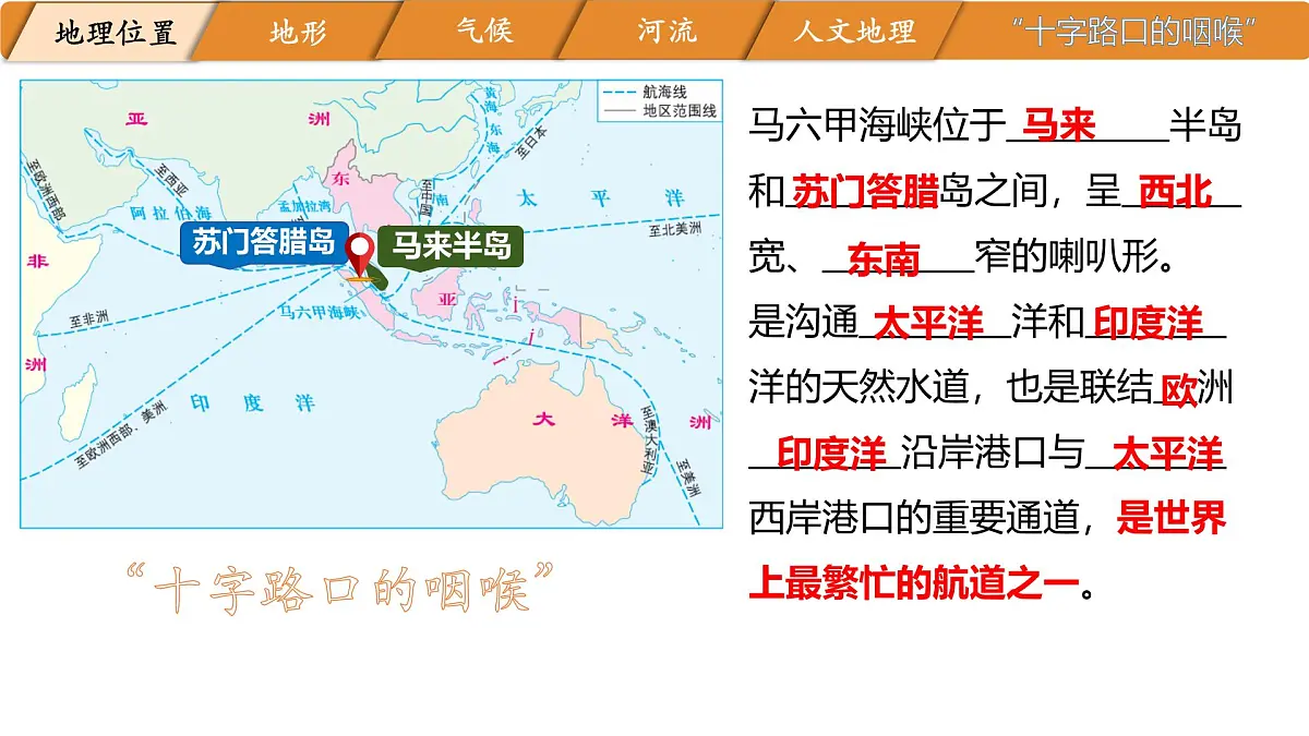 初中地理湘教版(2024)七年级下册8.1 东南亚 课件第4页