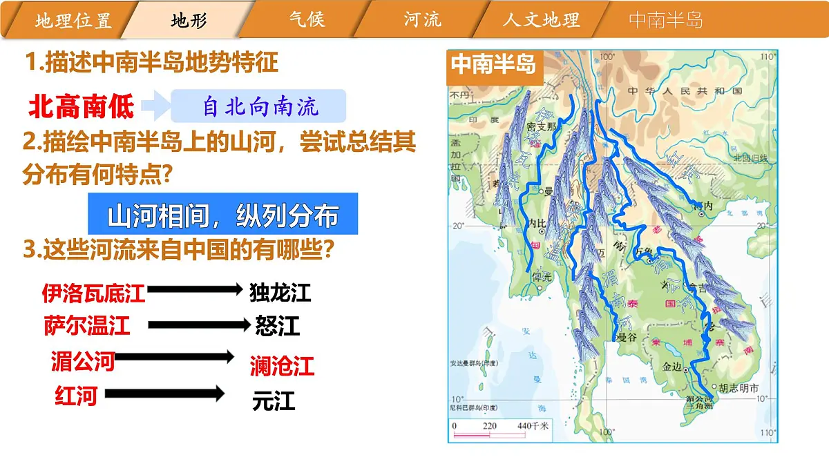 初中地理湘教版(2024)七年级下册8.1 东南亚 课件第5页