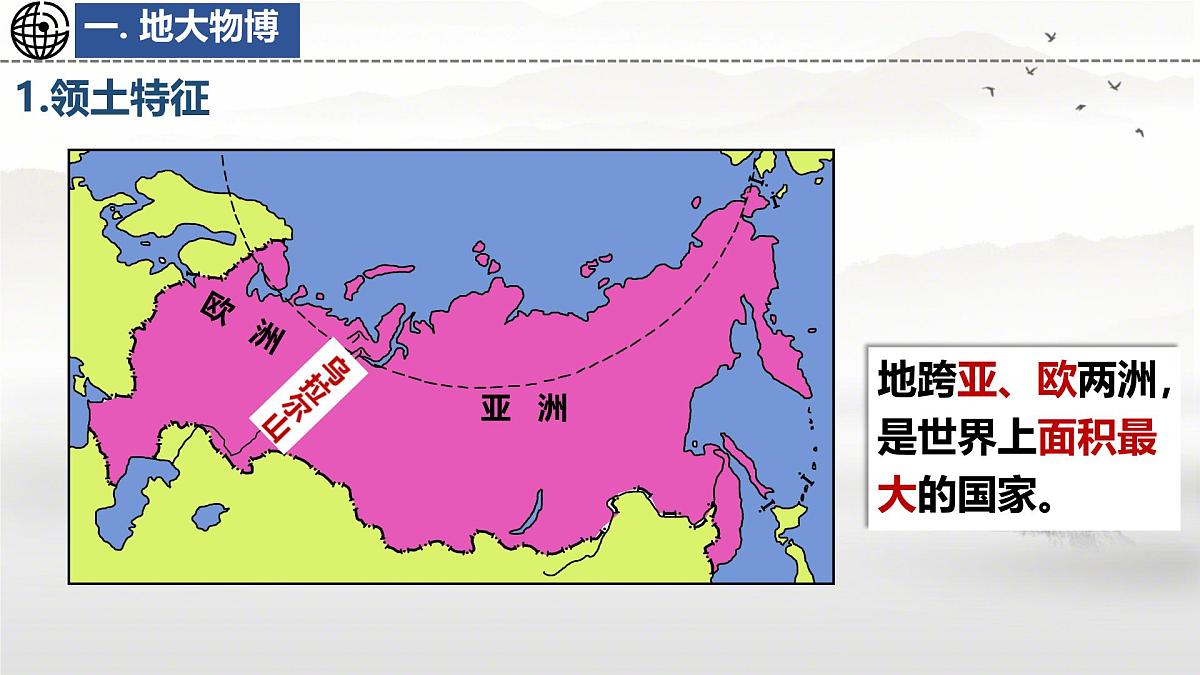 初中地理湘教版(2024)七年级下册9.3 俄罗斯 课件第7页