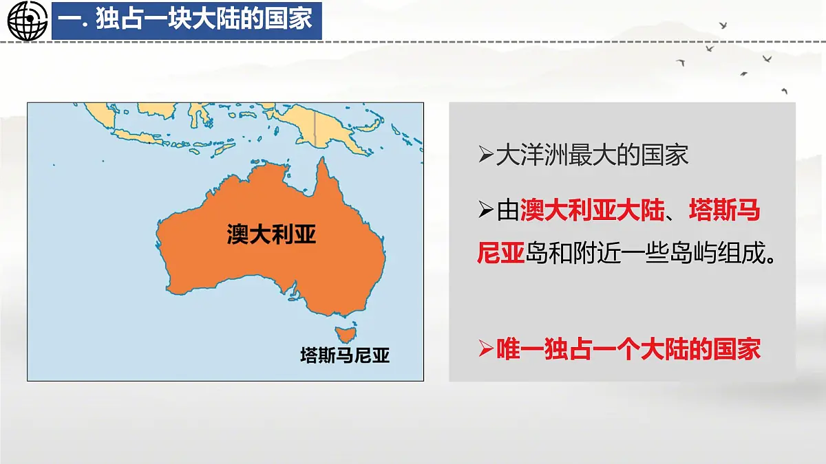 初中地理湘教版(2024)七年级下册9.6 澳大利亚 课件第8页