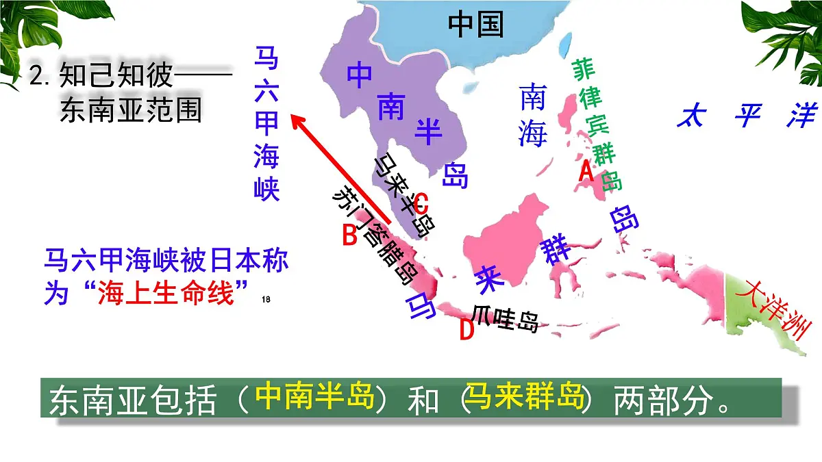 初中地理粤教粤人版(2024)七年级下册6.2 东南亚 课件第5页