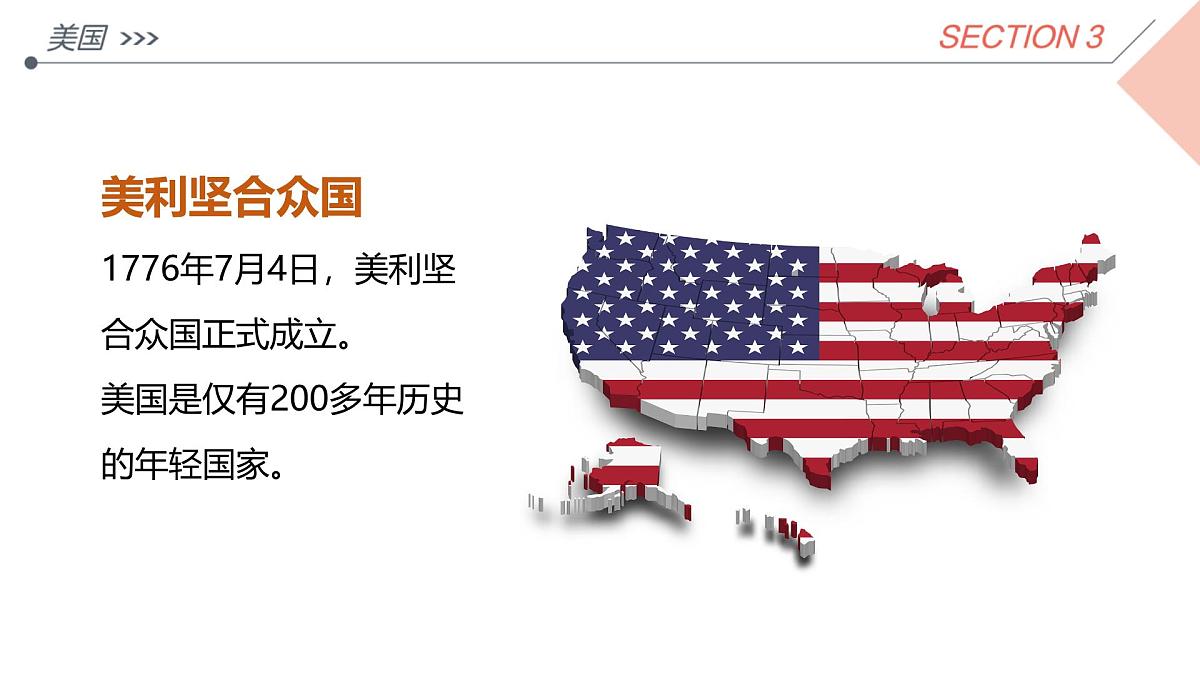 初中地理粤教粤人版(2024)七年级下册6.3 美国 课件第6页
