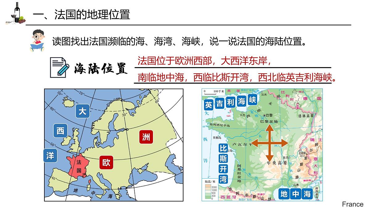 9.4法国【课件】——2025新教材湘教版初一地理下册pptx第8页