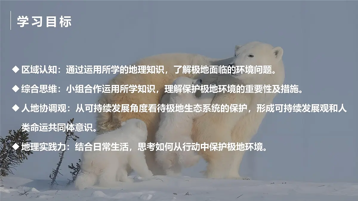 探究与实践——保护极地环境【课件】——2025新教材湘教版初一地理下册第3页