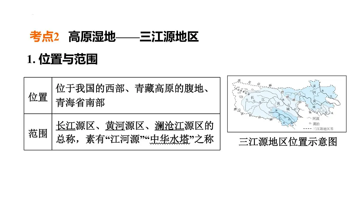 2025年初中地理会考专项复习课件 第25课时 青藏地区第6页