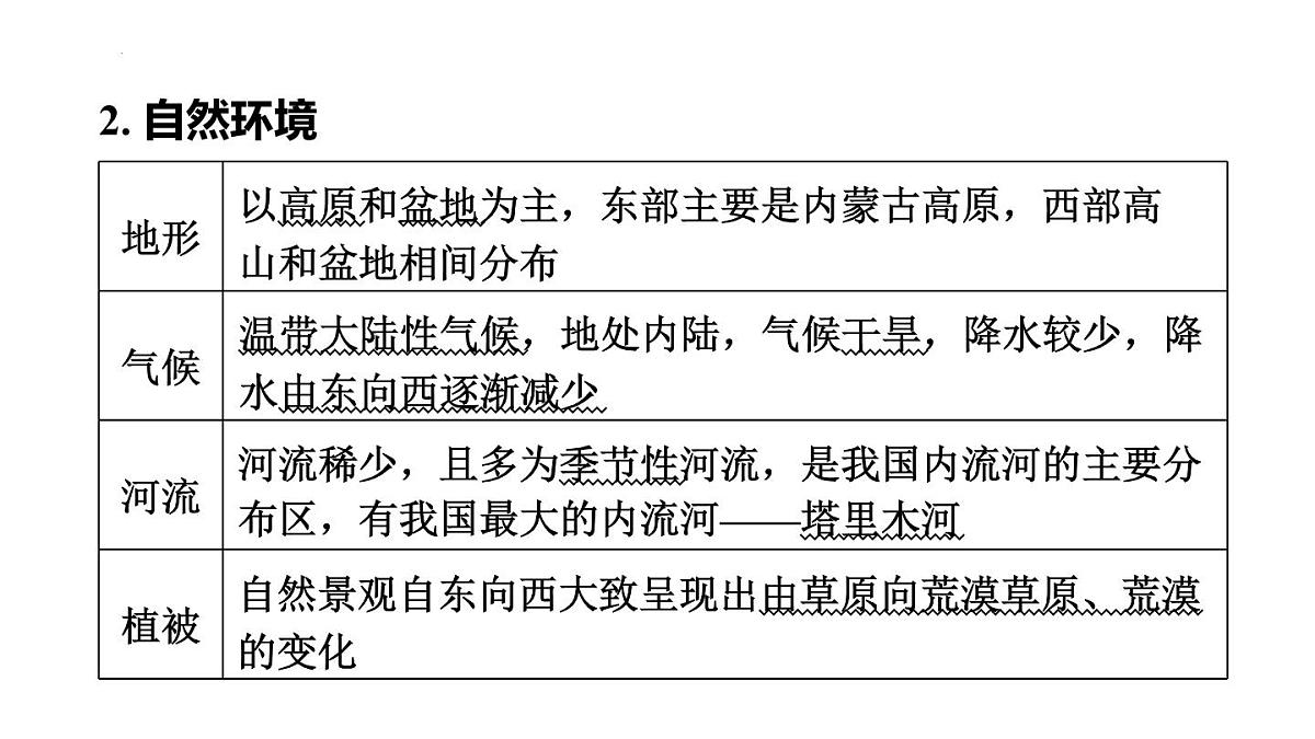 2025年初中地理会考专项复习课件 第27课时 西北地区第3页