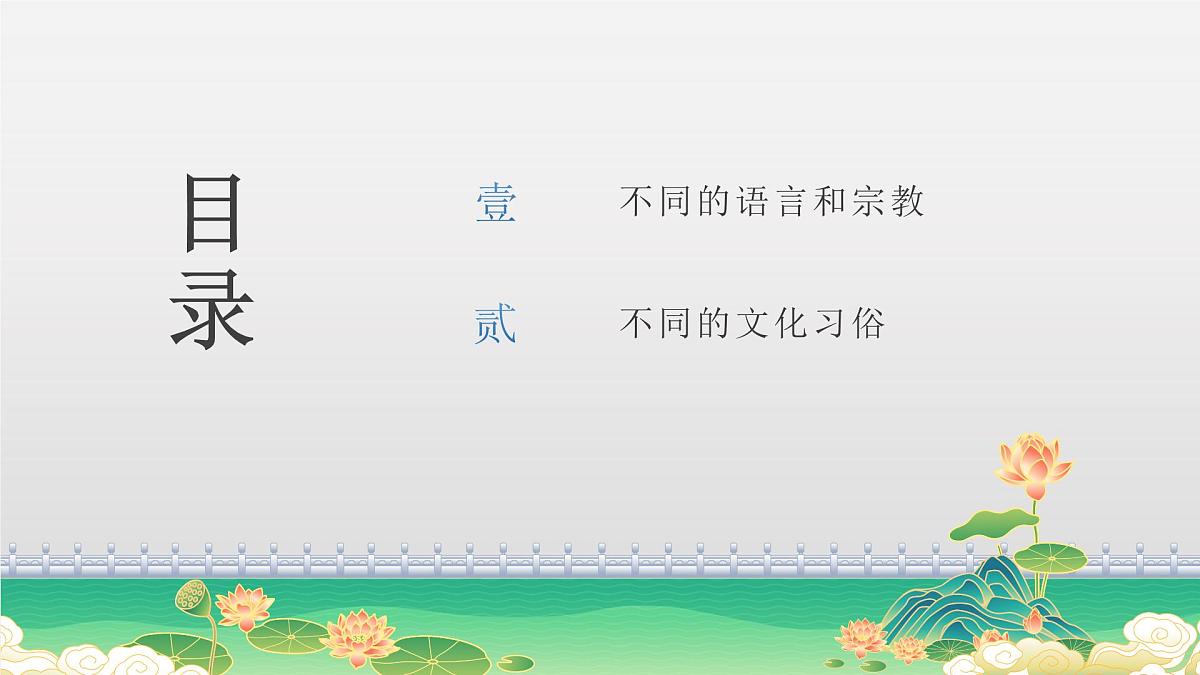 5.3 多样的文化 课件 人教版(2024)七年级上册地理 (8)第3页
