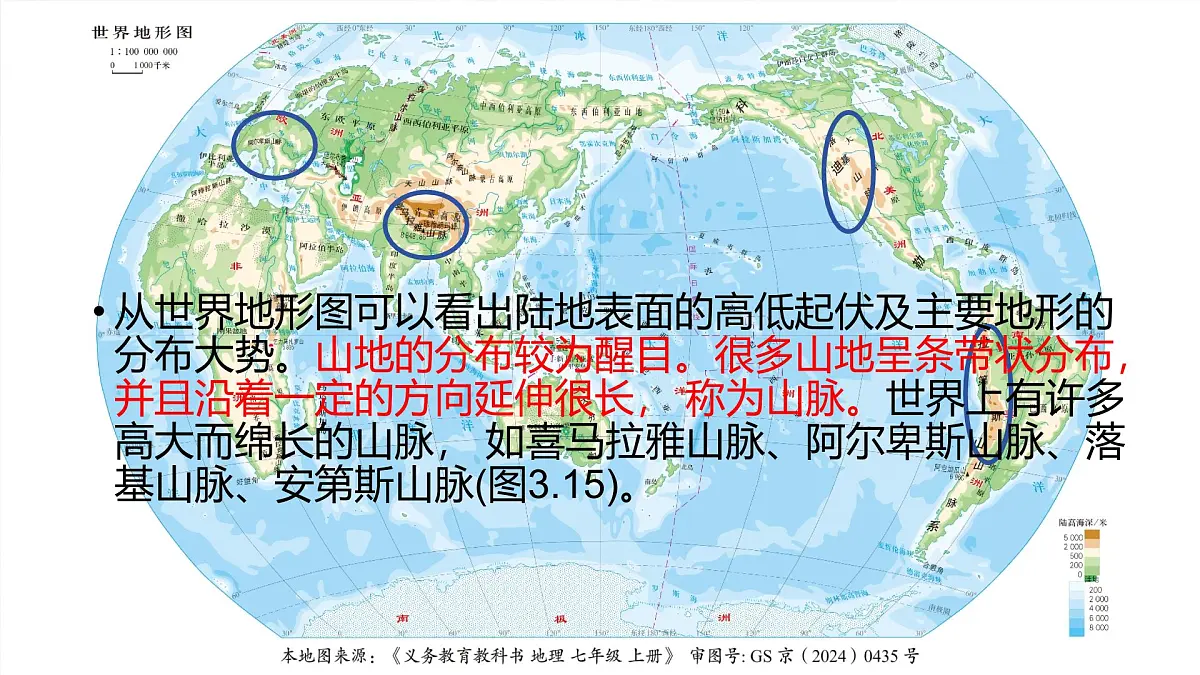 3.2 世界的地形 课件 人教版(2024)七年级上册地理第7页