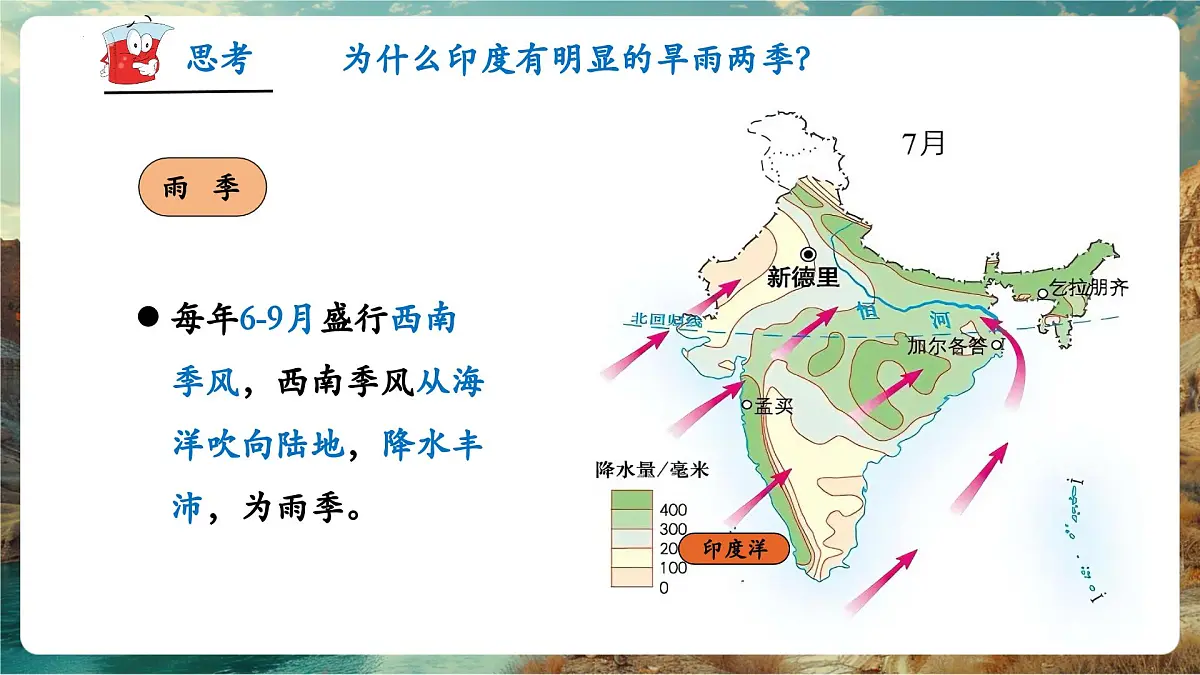【新教材核心素养】商务星球版地理七年级下册8.2.2 印度(课时2)(课件)第7页