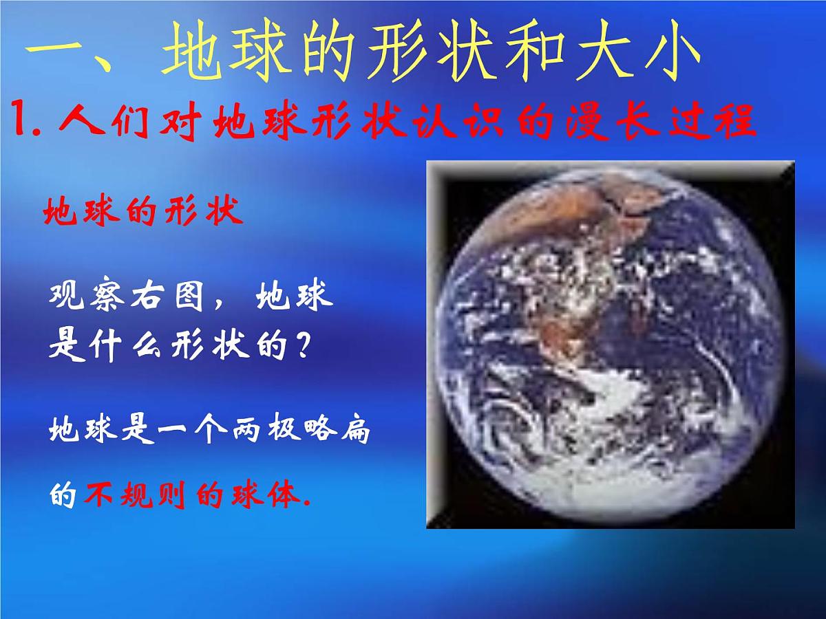 第一章第二节 地球与地球仪 人教版(2024)地理七年级上册课件第3页