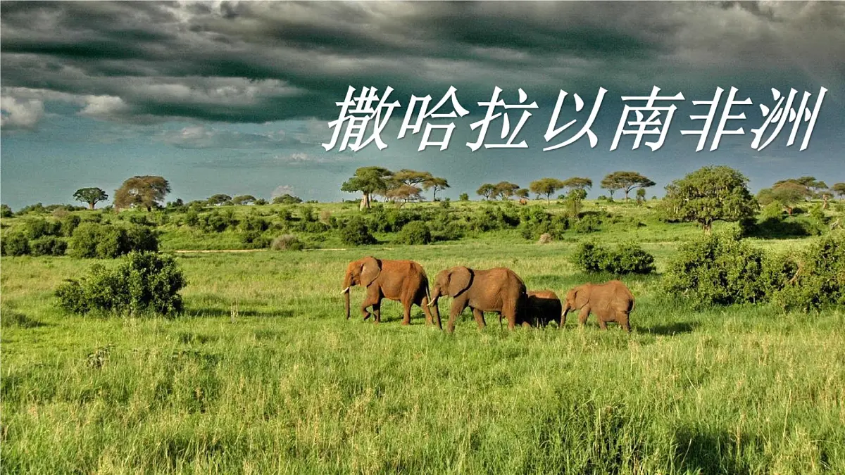 人教版七年级地理下册第九章第三节《撒哈拉以南非洲》第一课时课件第1页