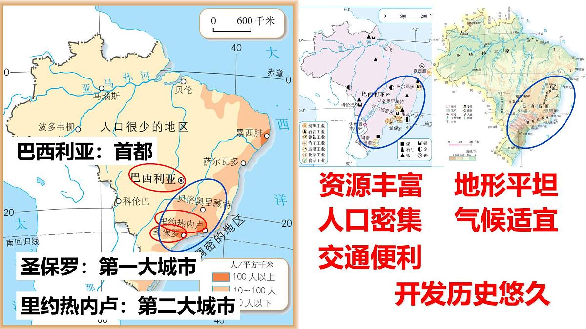 人教版地理七年级下册10.2《巴西》(第二课时课件第7页