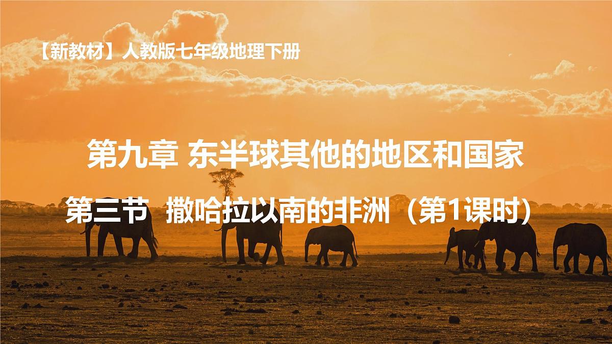 9.3.1 撒哈拉以南的非洲(课件)2025学年七年级地理下册人教版2024第1页