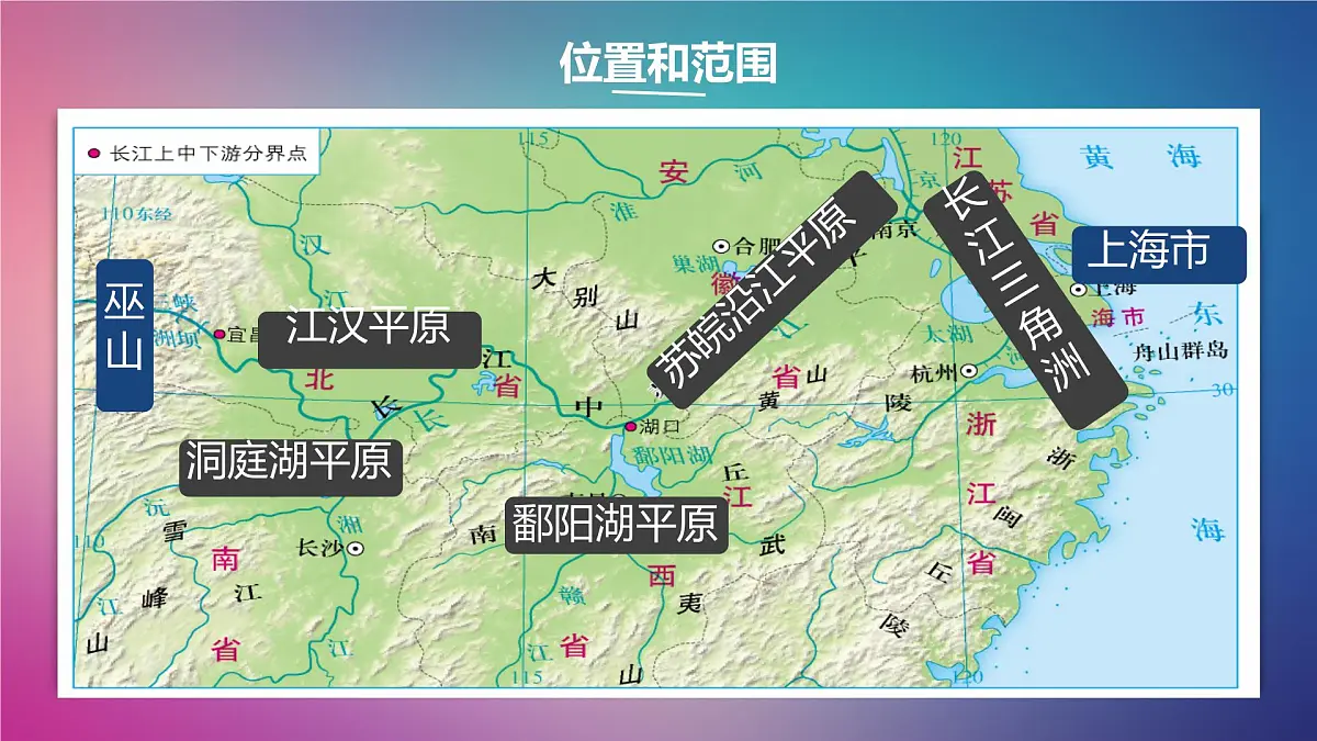 初中 地理 中图版(2024)七年级下册7.4 长江中下游平原 课件第6页