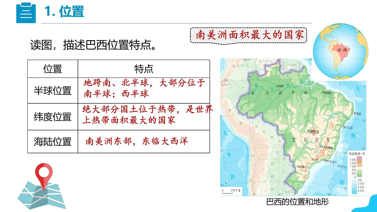 初中 地理 人教版(2024)七年级下册10.2 巴西 课件第4页