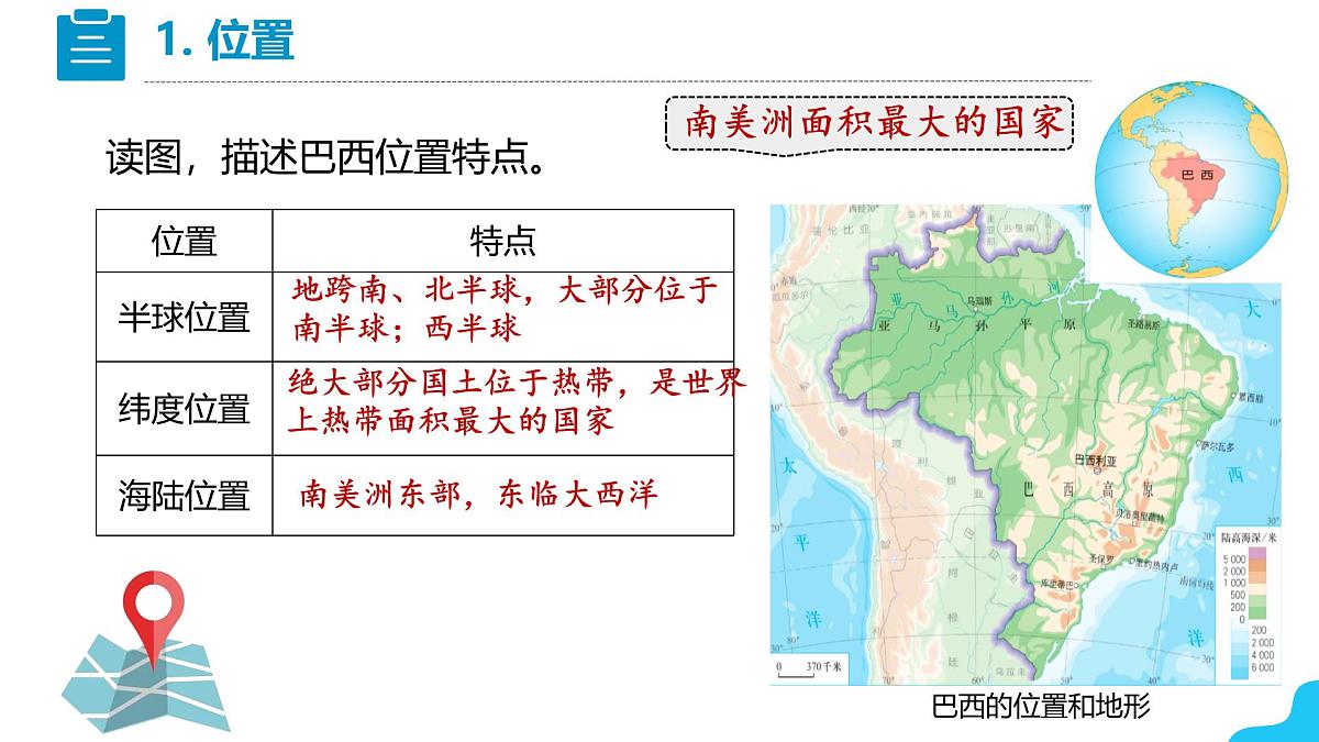 初中 地理 人教版(2024)七年级下册10.2 巴西 课件第4页