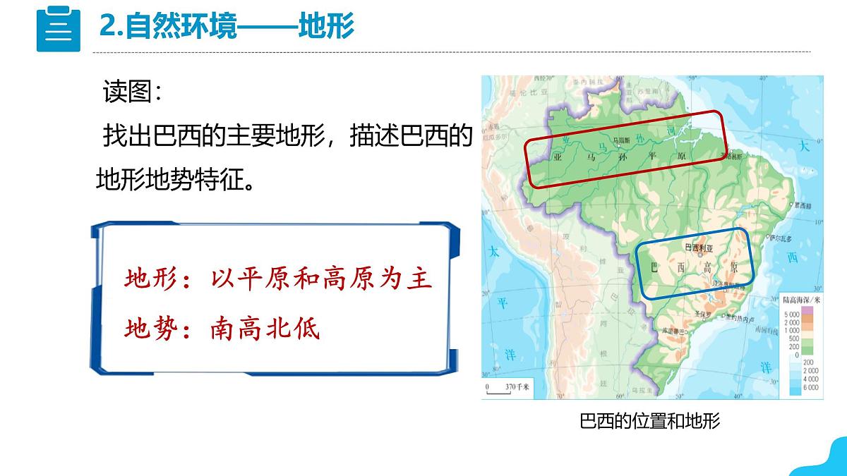 初中 地理 人教版(2024)七年级下册10.2 巴西 课件第5页
