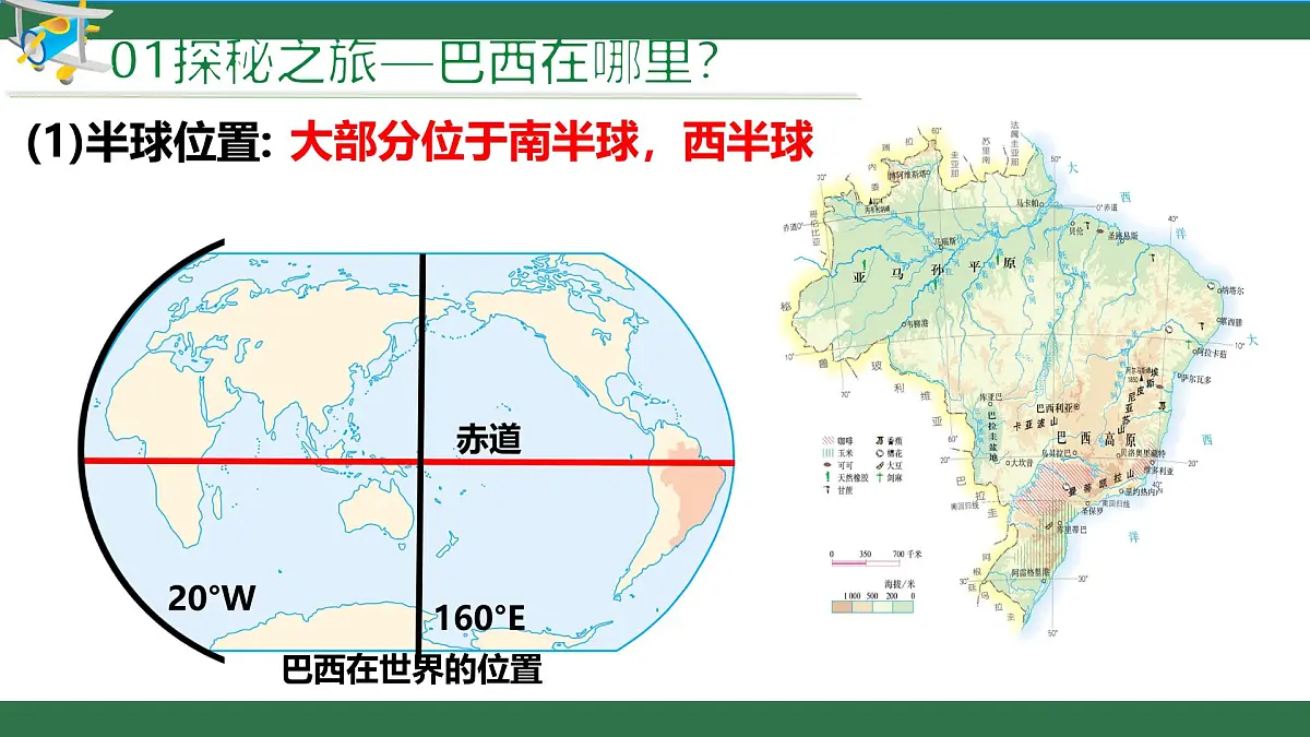 初中 地理 人教版(2024)七年级下册10.2 巴西(第一课时) 课件第7页