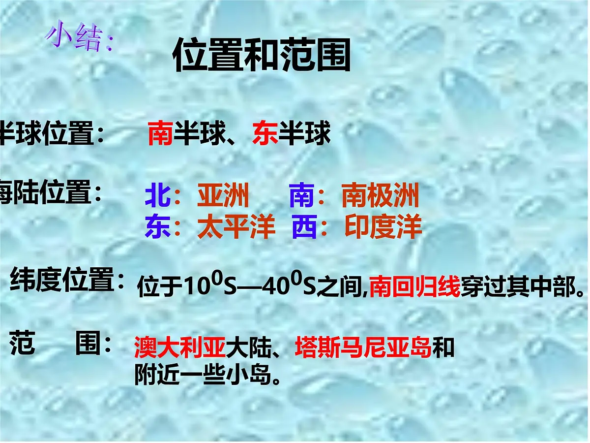 初中 地理 人教版(2024)七年级下册9.4 澳大利亚 课件第6页