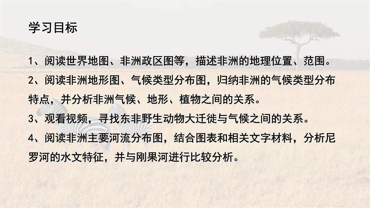 初中 地理 湘教版(2024)七年级下册7.2 非洲(第一课时) 课件第2页