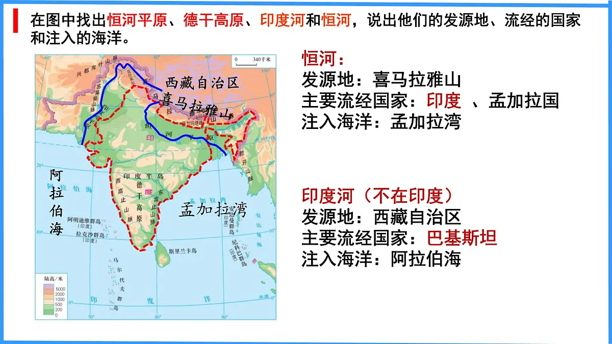 初中 地理 粤教粤人版(2024)七年级下册8.3 印度 课件第5页