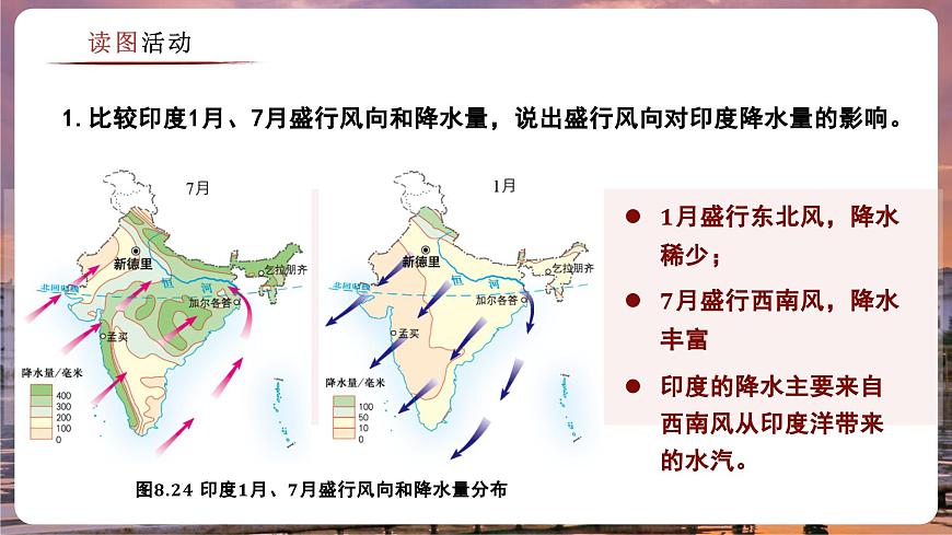 8.2.2 印度(教学课件)——初中地理商务星球版(2024)七年级下册第7页