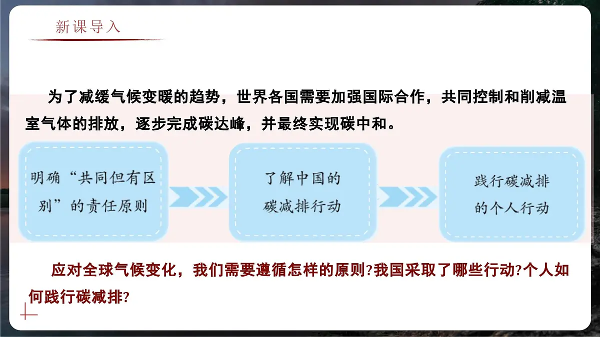 主题学习 应对全球气候变化的国际合作(教学课件)——初中地理商务星球版(2024)七年级下册第2页