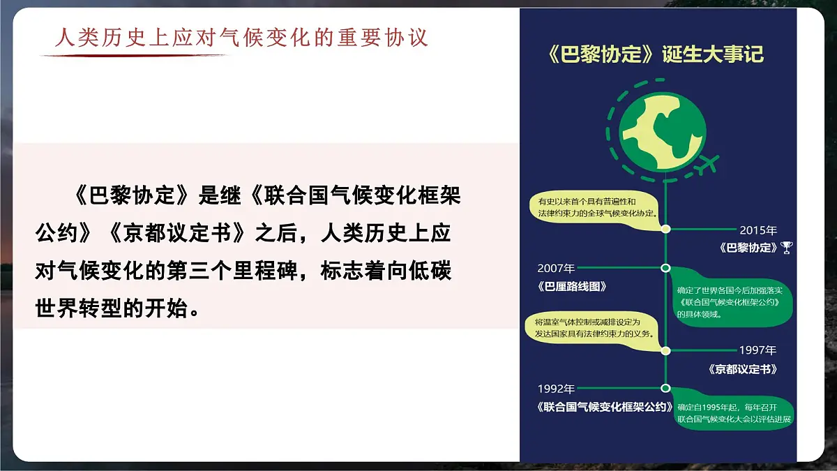 主题学习 应对全球气候变化的国际合作(教学课件)——初中地理商务星球版(2024)七年级下册第7页
